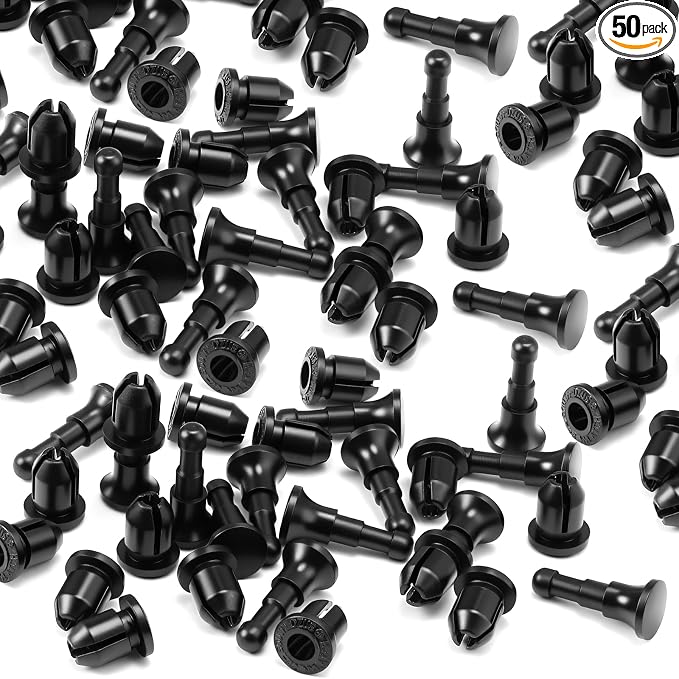 Chunful 50 Pack Push Lock Pins Media Enclosure Push Pins by Chunful