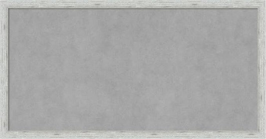 Amanti Art Silver Framed Magnetic Board 13x25 Small Vision Board by AmantiArt