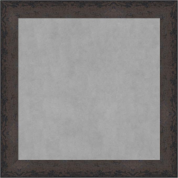 Amanti Art Black Framed Magnetic Board 29x29 Medium Vision Board by AmantiArt