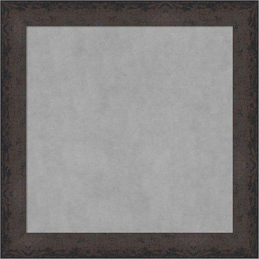 Amanti Art Black Framed Magnetic Board 29x29 Medium Vision Board by AmantiArt
