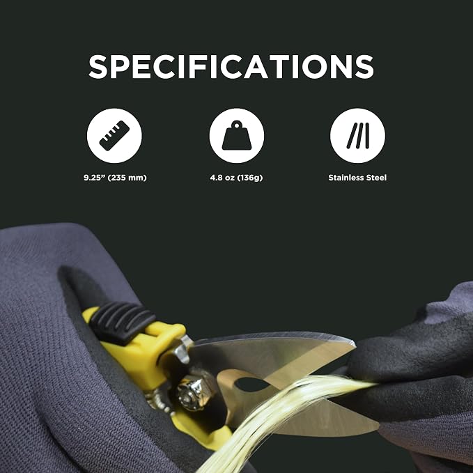 Miller KS‑3 Angle‑Head Kevlar Scissors & Cable Cutter – Fiber Optic Shears - Image 9