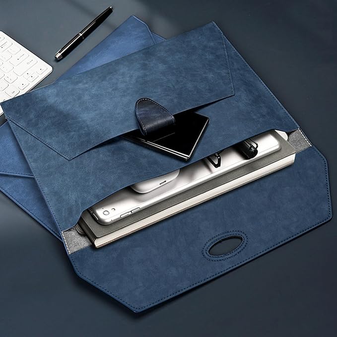 VANRA PU Leather File Folder Document Organizer Holder Waterproof Filing - Image 2
