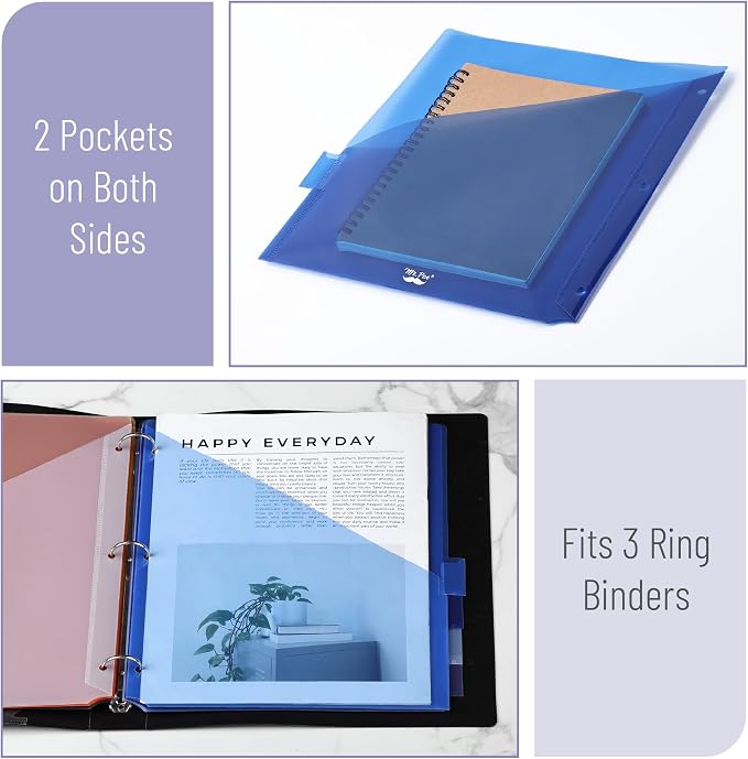 Mr. Pen- Binder Dividers with Pockets and Tabs, 16 Pack | Coastal Sunrise - Image 3