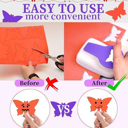 Butterfly Punch 2 Inch, Butterfly Craft Puncher - Image 5