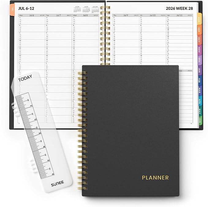 SUNEE 2026-2027 Appointment Book, Quarter-Hourly, Weekly & Monthly by SUNEE