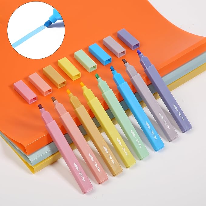 Mr. Pen- Aesthetic Highlighters No Bleed, 8 Pack, Cute Highlighters Assorted - Image 8