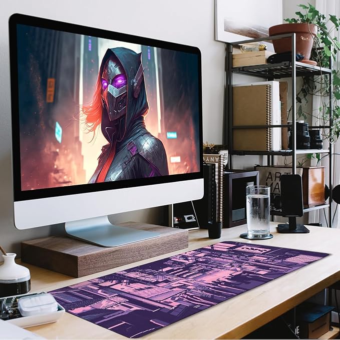 Large Mouse Pad, Office Desk Pad Gaming, Durable Waterproof Non-Slip Base Long - Image 7