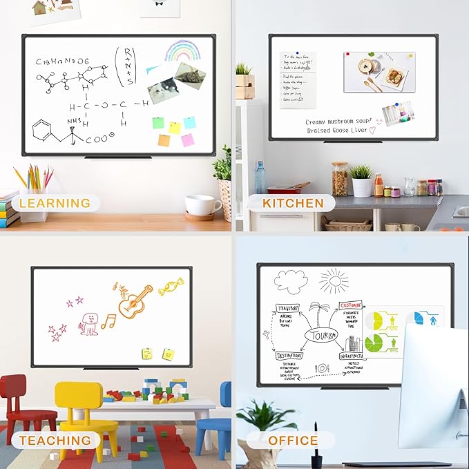 JILoffice Magnetic Whiteboard/White Board, Dry Erase Board 48 x 31 Inch - Image 2