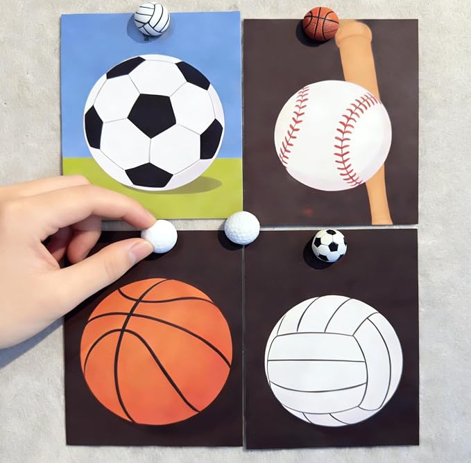 Thumb Tacks for wall, Cute Thumbtacks for Corkboards, Desk Decor for Sports - Image 3