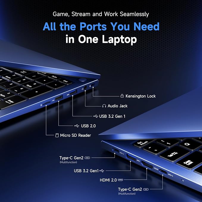 NIMO Gaming Laptop 15.6", AMD Ryzen 7 7735HS, 32GB DDR5 RAM, 2TB PCIe 4.0 SSD - Image 9