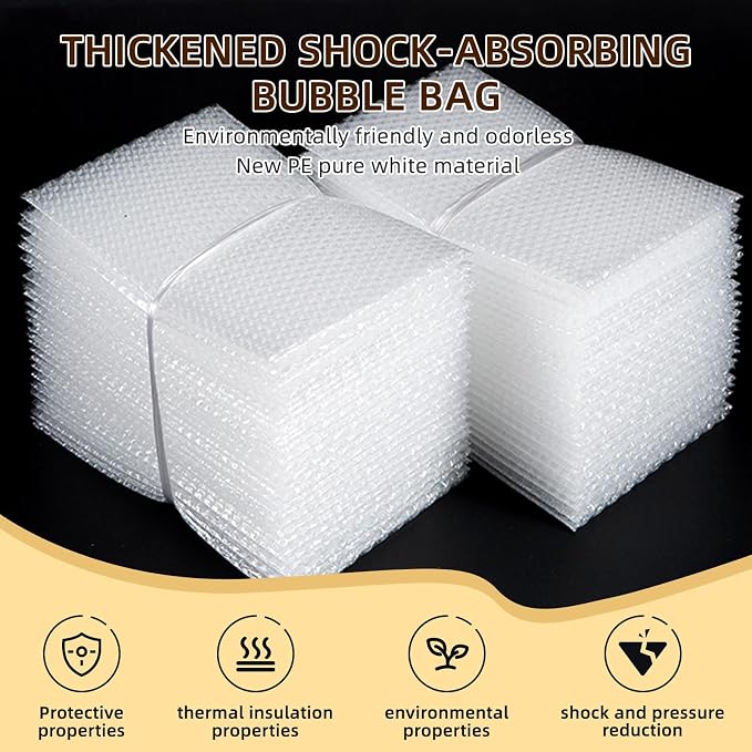 50Pcs Bubble Pouche Wrap, 12”x16” Bubble Bags - Image 4