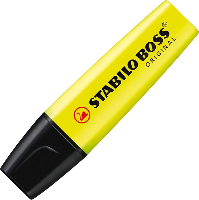 STABILO - BOSS ORIGINAL - Highlighter - Pack of 4 - Yellow - Image 2