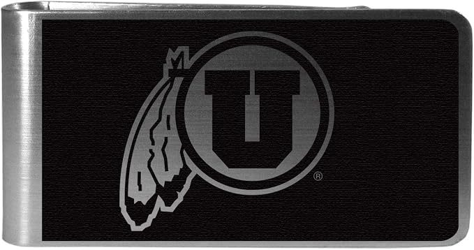 Siskiyou Sports NCAA Unisex Black and Steel Money Clip by Siskiyou