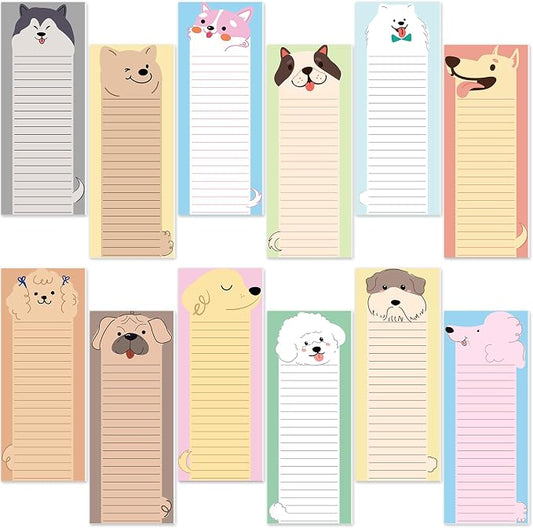 Gersoniel 12 Packs Magnetic Notepads by Gersoniel