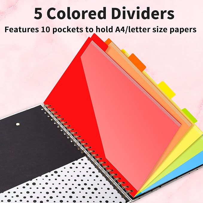 Sooez Clipboard with Refillable Notepad, Clipboard Folder with 10 Storage - Image 4