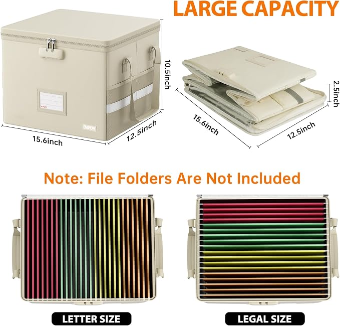 ENGPOW 5200°F File Box Fireproof Document Box - Image 8