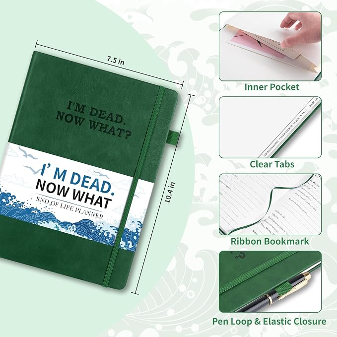 I'm Dead Now What Planner, Estate Planning Organizer - Image 2
