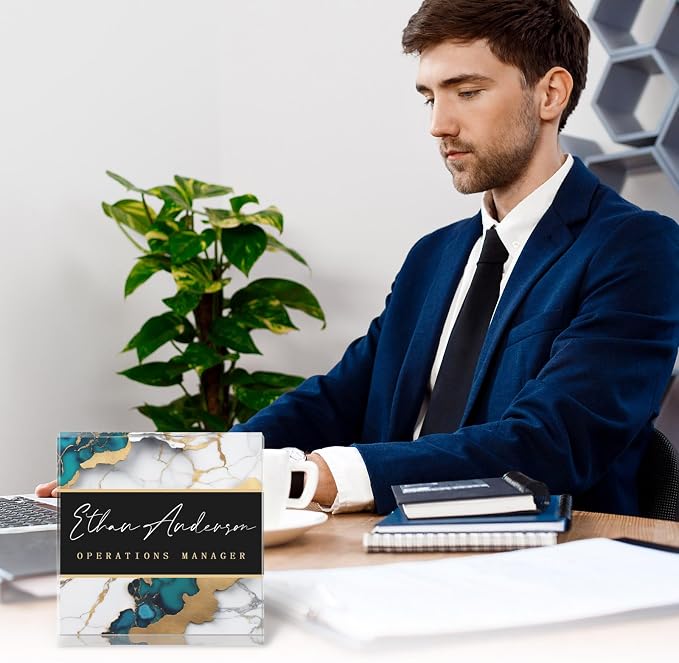 Custom Desk Name Plate Personalized - Image 3
