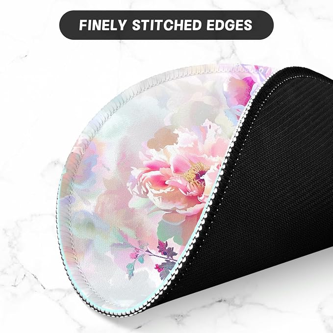 ITNRSIIET Round Mouse Pad with Stitched Edge Premium-Textured Waterproof - Image 4
