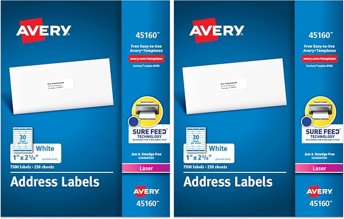 Avery Easy Peel Printable Address Labels by Avery