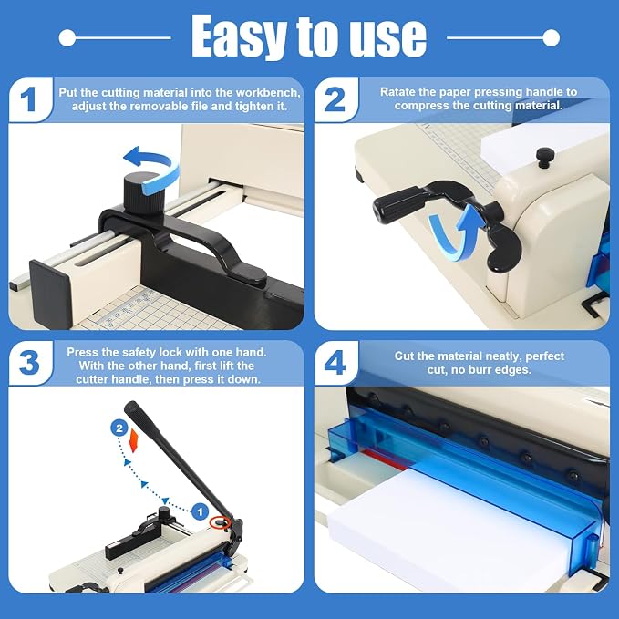 12 inch Heavy Duty Paper Cutter - Image 4