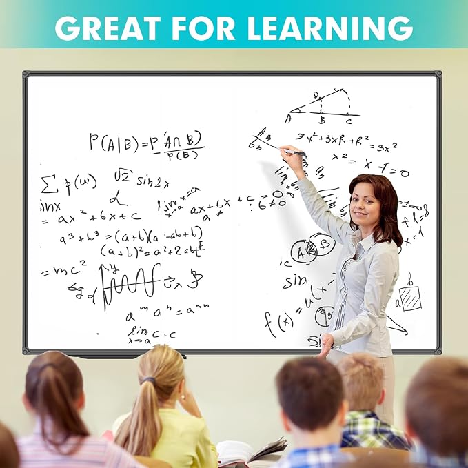 JILoffice Large Magnetic White Board, Dry Erase Board 60 x 48 Inch - Image 5