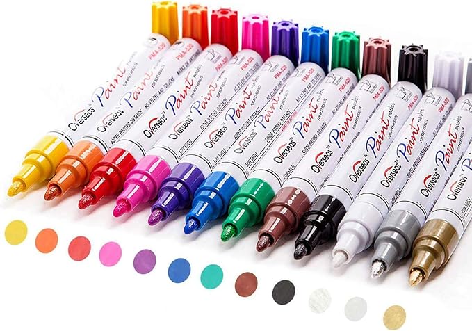 TFIVE Paint Pens Paint Markers on Almost Anything Never Fade Quick Dry and by TFIVE%C2%AE