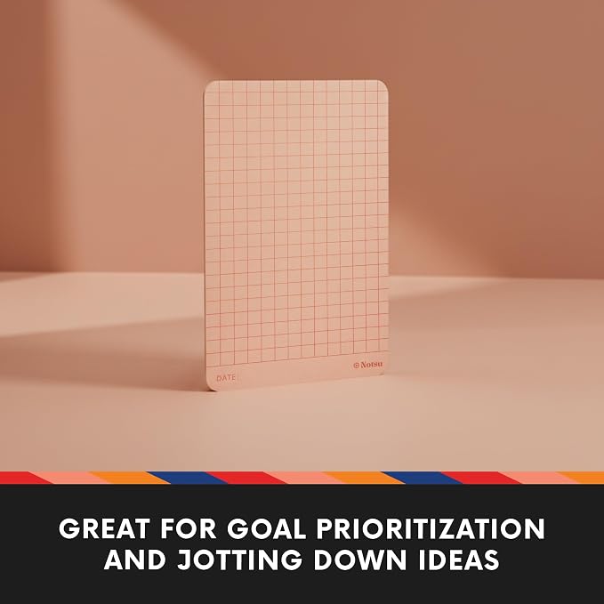 Notsu Graph Grid Colored Note Cards 3x5 inch, 40 ct | Graphing Vertical Color - Image 5