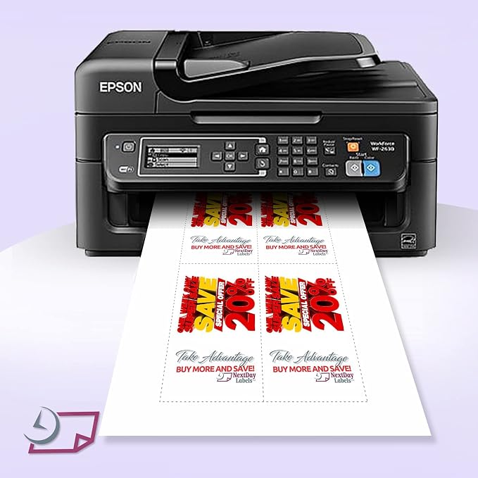 NextDayLabels - 3" x 5" Index Cards, 4 Cards Per Page of 8-1/2" x 11", Will Work - Image 3