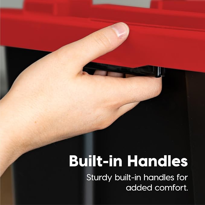 IRIS USA 4-Pack 27 Gallon Storage Bins - Image 7