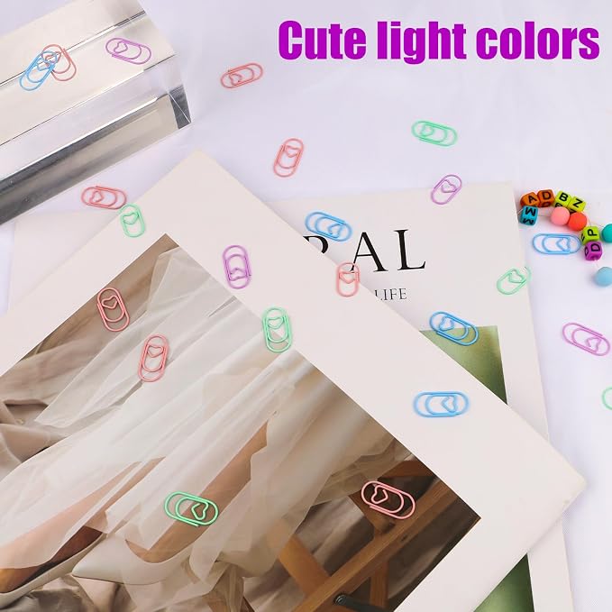 80 Pcs Heart Paper Clips - Image 5