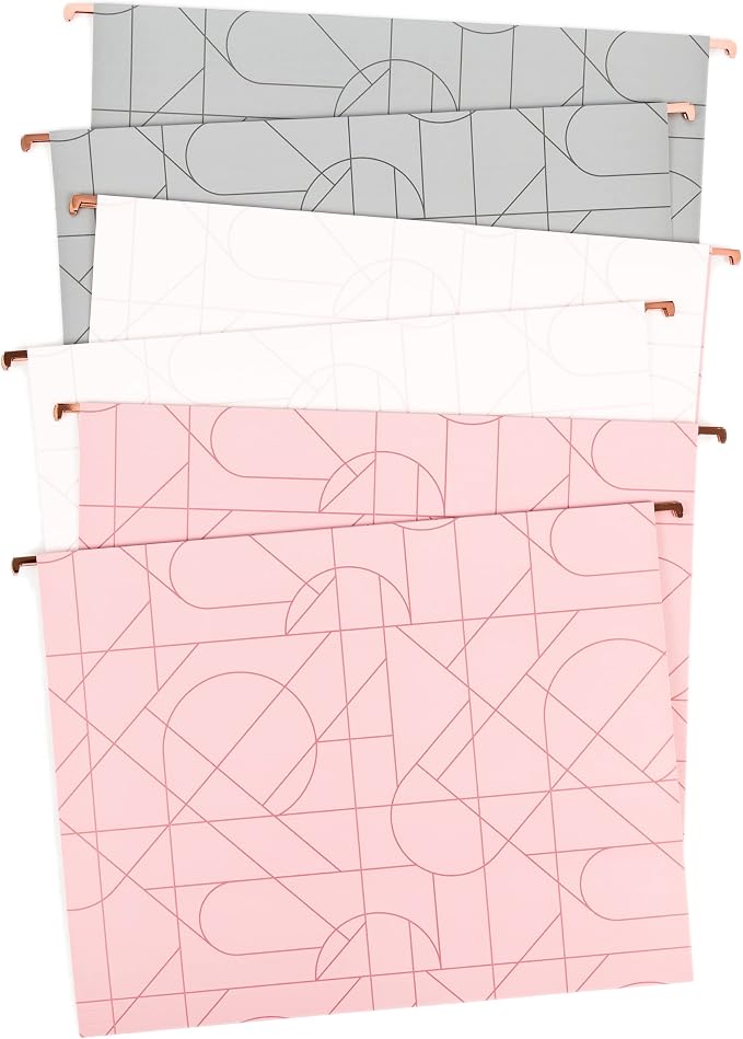 U Brands Hanging File Folders, Modern + Pretty by UBrands