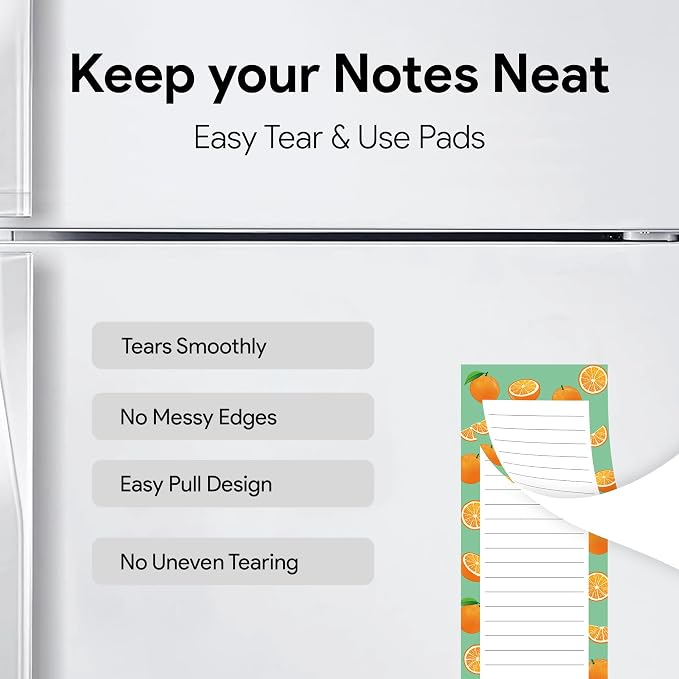 8 Magnetic Notepads – Notepads for Grocery List, Shopping List, To-Do List - Image 8
