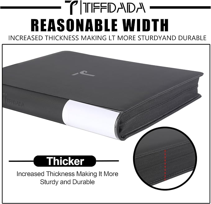 Top Loader Binder 9 Pocket, Holds 360+ Cards in 3" x 4" Toploaders, Ringless 20 - Image 8