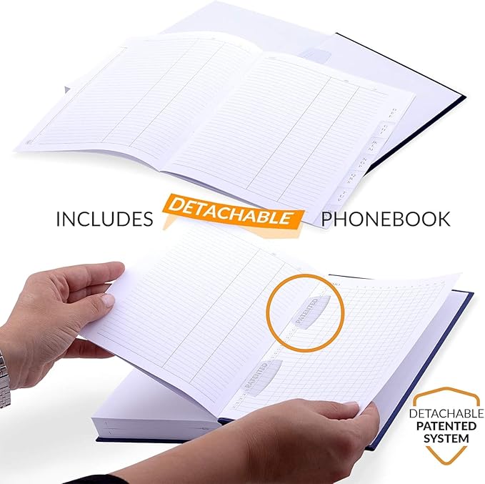 Leather Executive Daily Planner 2026 – A5-Compatible, One Page per Day Hourly - Image 6