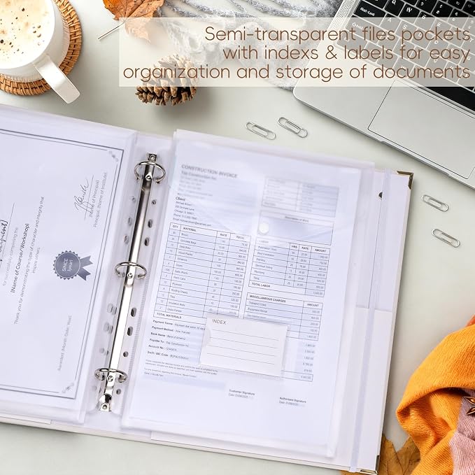 XKDOUS Important Document Organizer, Folio Folders - Image 6