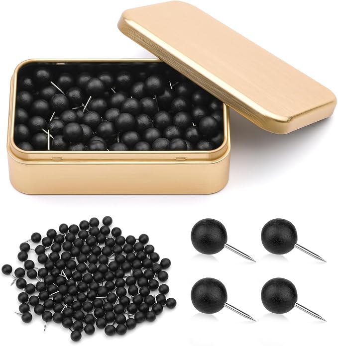 Thumb Tacks, Push Pins Decorative by Zlulary