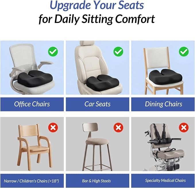 ZIKEE Ergonomic Seat Cushion - Image 8