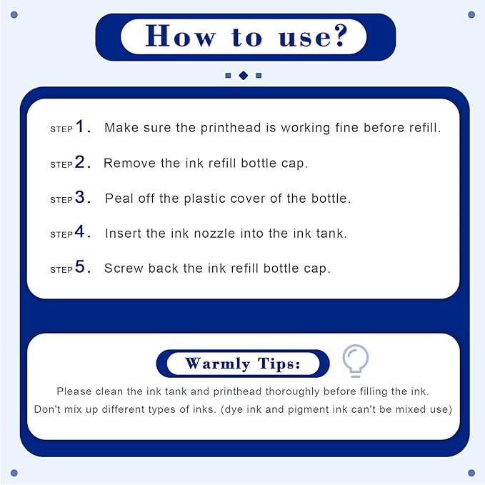Pristar 8 Pack 32XL 31 Ink Compatible with HP 31 32XL Ink Bottle Set Replacement with HP Smart Tank 6001 5101 651 5000 7301 7001 7602 5102 Plus 551 455 457 450 (165 ML 32XL Black, 100 ML 31 CMY-DeskLoop Office