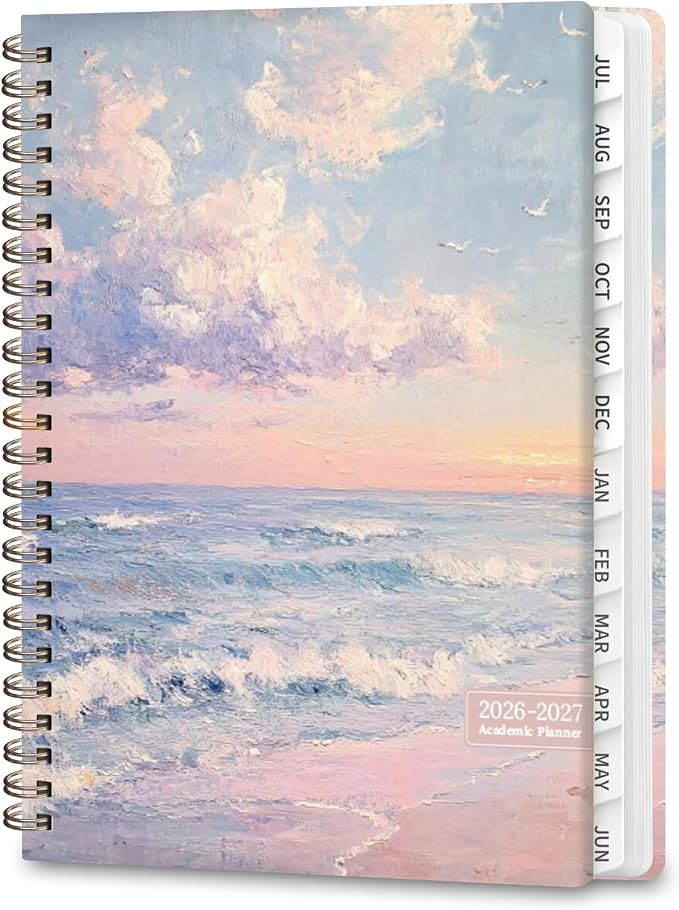 Planner 2026-2027, Weekly and Monthly Academic Year Calendar Planner, July 2026 by VALOME