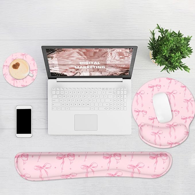 Ergonomic Mouse Pad with Wrist Rest and Keyboard Wrist Rest, Mousepad and Wrist - Image 6