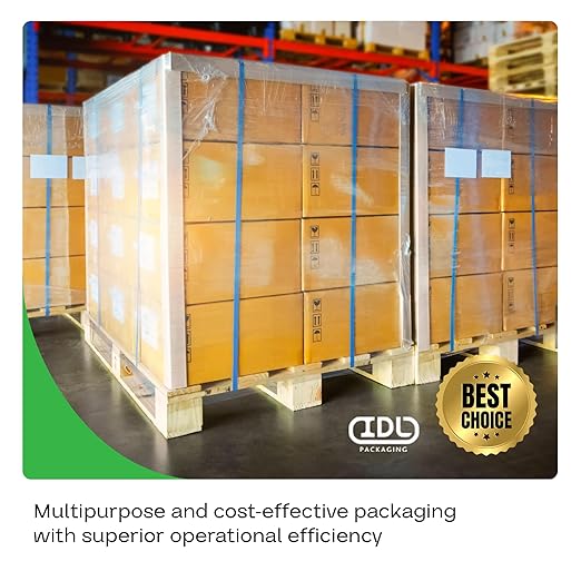 IDL Packaging 15.25" x 1400' Refill Roll (Pack of 2) for MP-1400USW HexcelWrap Honeycomb Packing Paper Station, White - Protective Kraft Paper with Interlocking Slit Design for Shipping