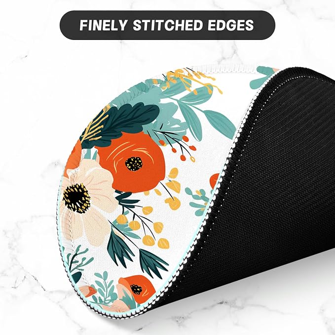 ITNRSIIET Round Mouse Pad with Stitched Edge Premium-Textured Waterproof - Image 4
