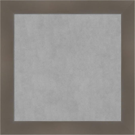 Amanti Art Grey Framed Magnetic Board 14x14 X-Small Vision Board by AmantiArt