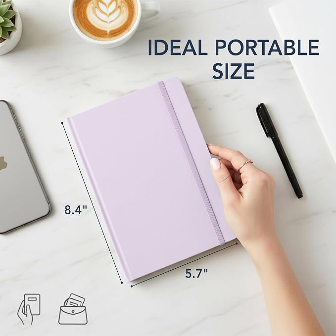 Mr. Pen- Dotted Journal Notebook, A5 Medium Size | 160 Pages, Fabric Hardcover - Image 2