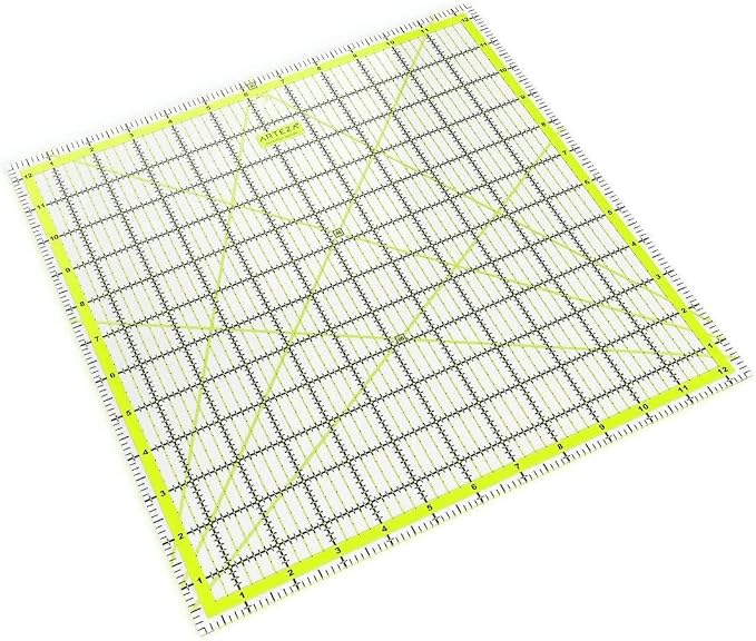 ARTEZA Quilting Rulers Set of 4, Acrylic Square Quilting Rulers - Image 4