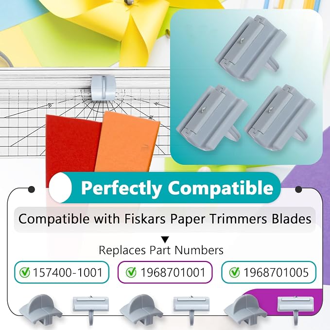 15 Pcs 157400-1001 Paper Trimmers Blades Compatible - Image 4