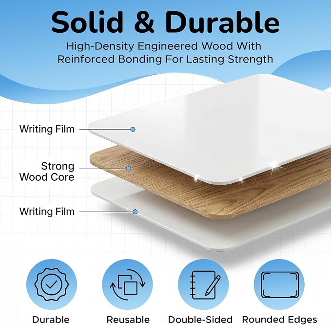 26 Pack Dry Erase Lapboards 12" x 9" - Image 6