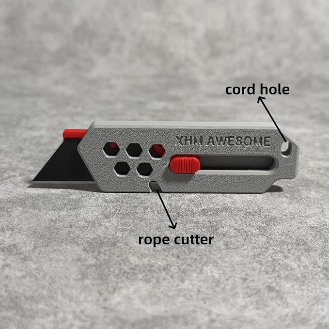 XHM Awesome Small Box Cutter Retractable Blade Ultility Knife, - Image 5