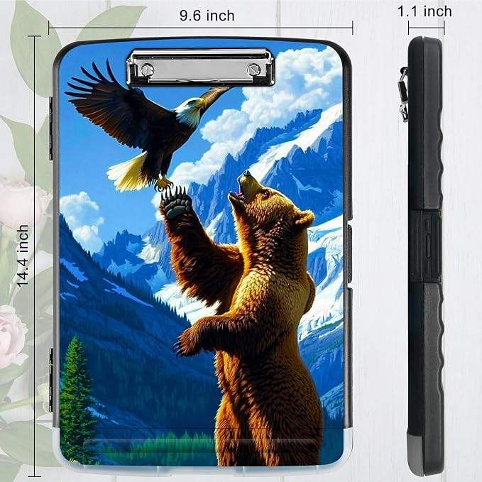 Bear and Eagle A4 Clipboard - Image 3